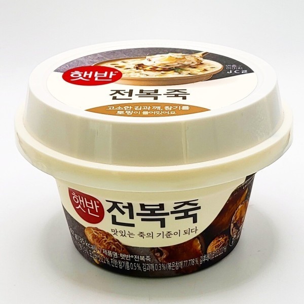 [CJ제일제당]햇반 씨제이 햇반 전복죽 267g 6개 (소비기한임박 26년 1월23일) 소비기한임박