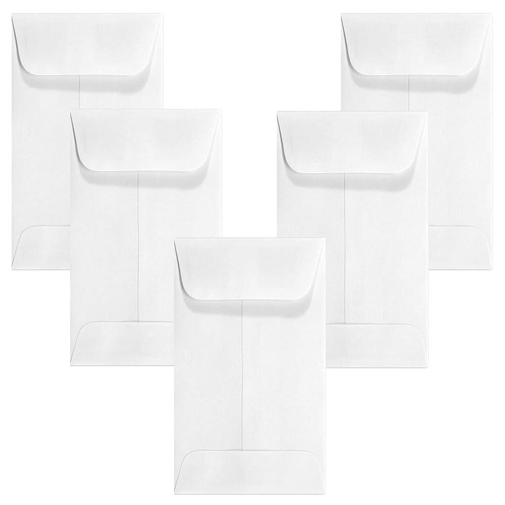 500 DrON 온ka 봉투 7 동전/현금/소형 부품 8.9 x 16.5cm(3-1/2 6-1/2인치) 튼튼한 10.9kg(24파운드) 화