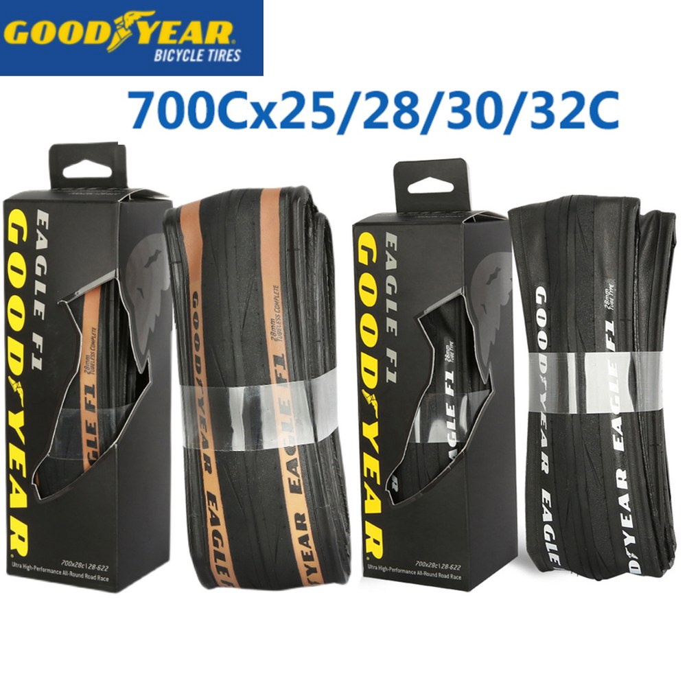 [오늘출발] GOODYEAR EAGLE F1 도로 자전거 타이어 700C 튜브리스 튜브 700X25C 28C 30C 32C 클린처 폴드 PNEU 자갈