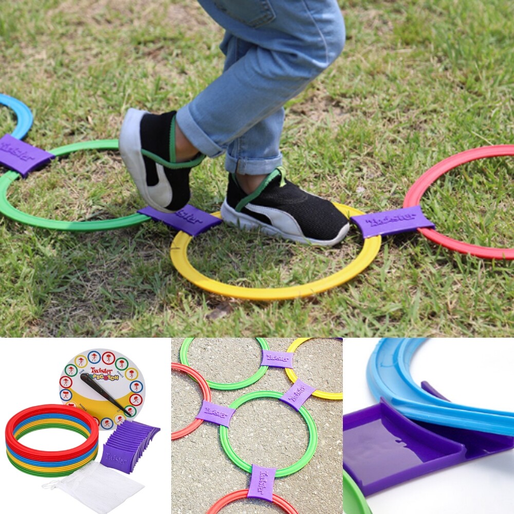 [오늘출발] 징검다리 홉스코치 링 연결 길만들기 스피너 룰렛 게임 운동 스포츠