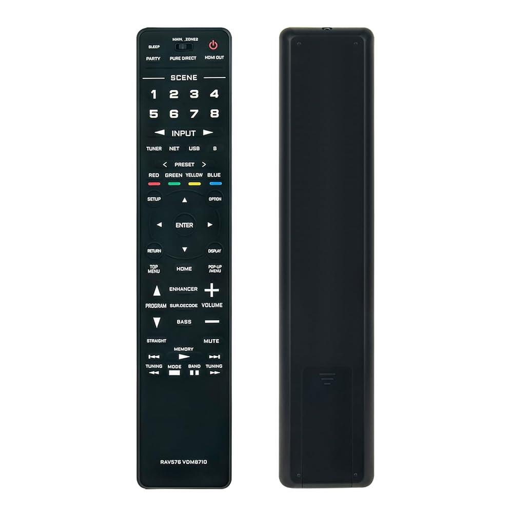 야마하  RAV576 VDM8710 교체용 리모컨 뮤직캐스트 아벤티지 RX-A4A RX-A2A RX-A2ABL RX-A4ABL RX..