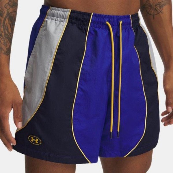 언더아머 언더아머반바지 LQK 1390239-400 남성 UA 아이콘 발리 컬러블록 쇼츠