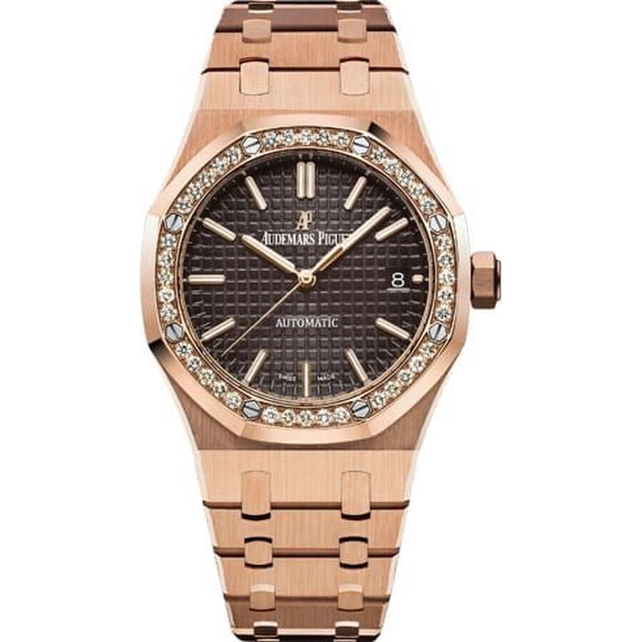 오데마피게 Audemars Piguet Royal Oak Automatic Ladies Diamond Watch 15451ORZZ1256OR04 Metal LuXury
