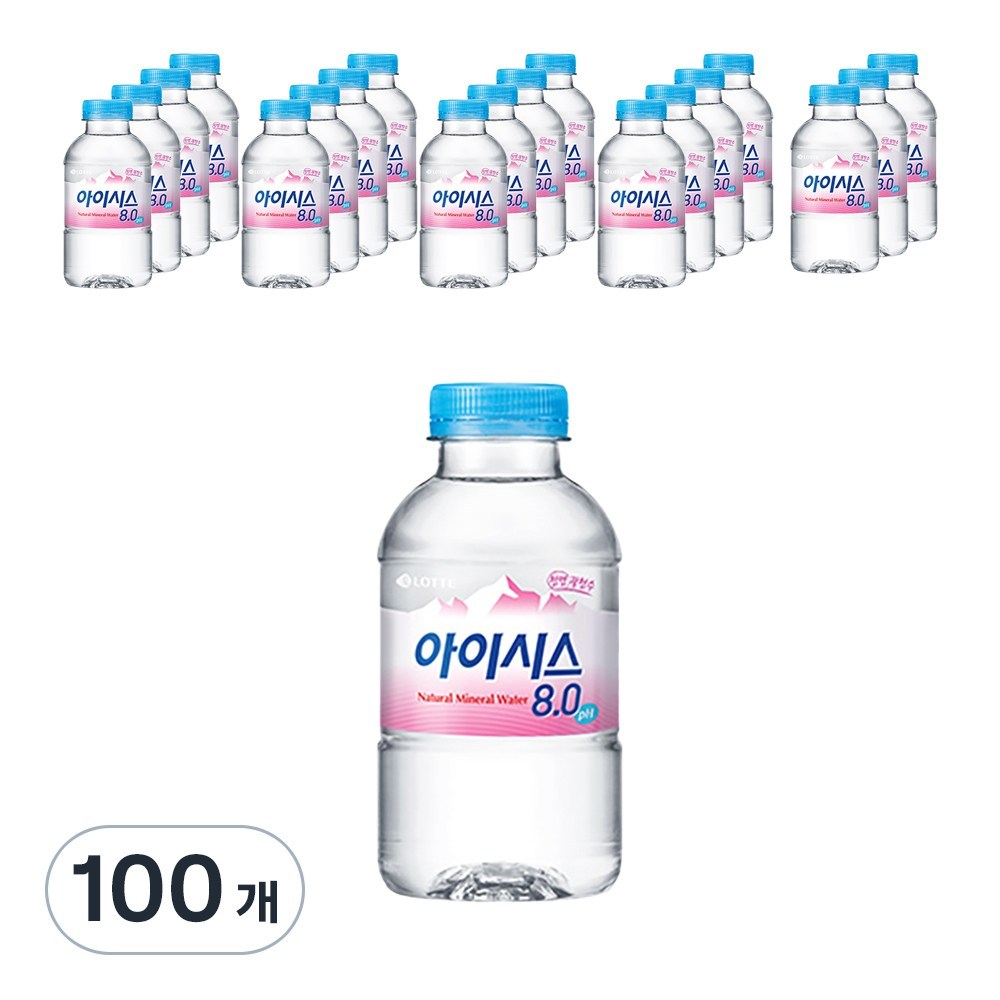 [오늘출발] 롯데칠성 아이시스 8.0 수분보충 클린워터 200ml 100개