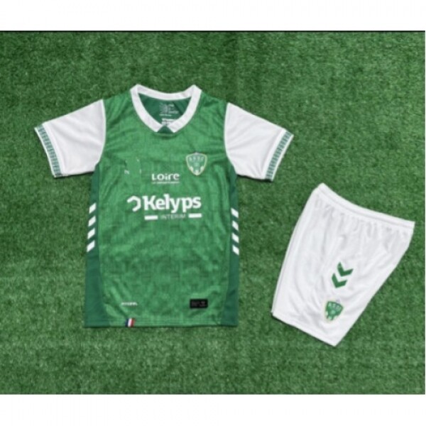 [해외] 25-26 생테티엔 아동용 유니폼 레플리카 축구 저지 대표팀 레어 풋볼 클럽 반팔 홈 원정