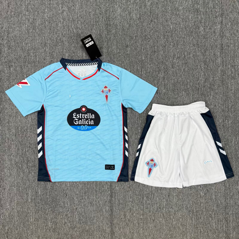 [해외] 25-26 셀타 비고 유니폼 아동용 레플리카 축구 저지 대표팀 레어 풋볼 클럽 반팔 홈