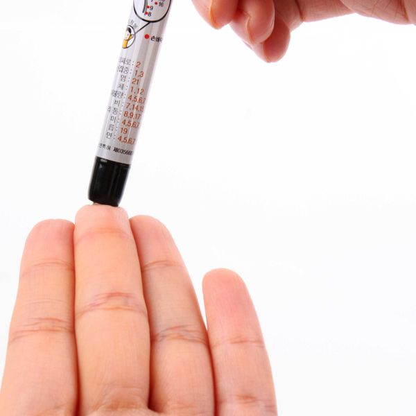 수지펜 OP97SC02 초저점도유성젤심 지압봉매카니즘 국산5개묶음