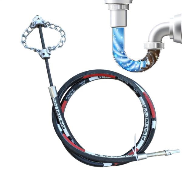 [오늘출발] 유연한 스케일 제거 도구 파이프 라인 블록 드릴링 정원 화장실 야외 레스토랑 용 다목적 회전 체인