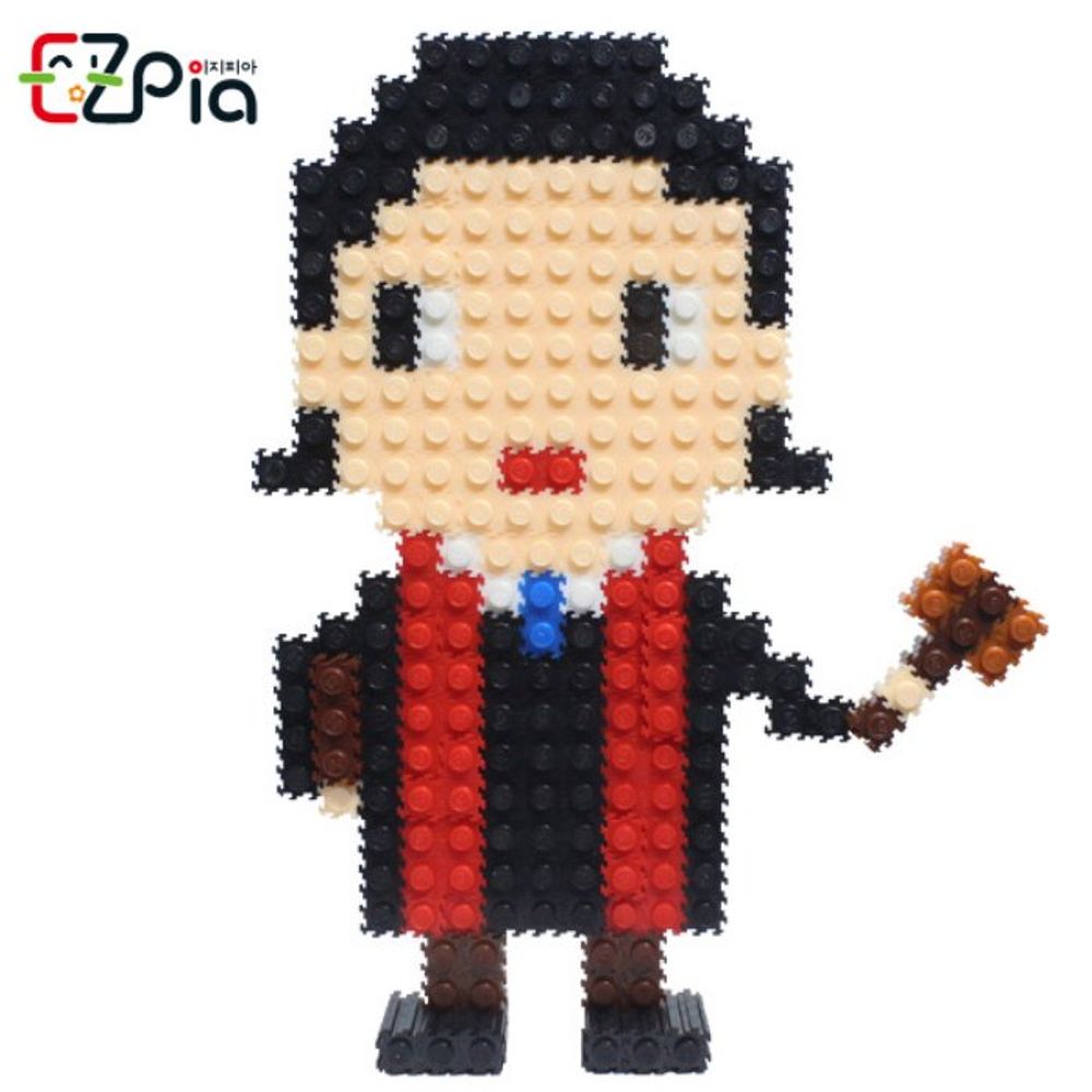 (법조인)이지 툭툭블럭 직업시리즈5/만들기/캐릭터/키즈/사고력/발달/비즈/공예/미술/DIY/재료돌봄/교실