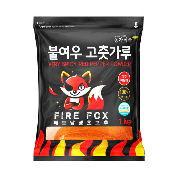 [오늘출발] 아주 매운 불여우 고춧가루 1kg 땡초 고추가루