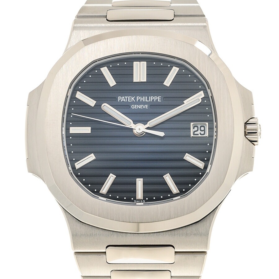 파텍필립 Patek Philippe Nautilus White Gold Automatic Blue Dial Mens Watch 58111G-001 Metal LuXury