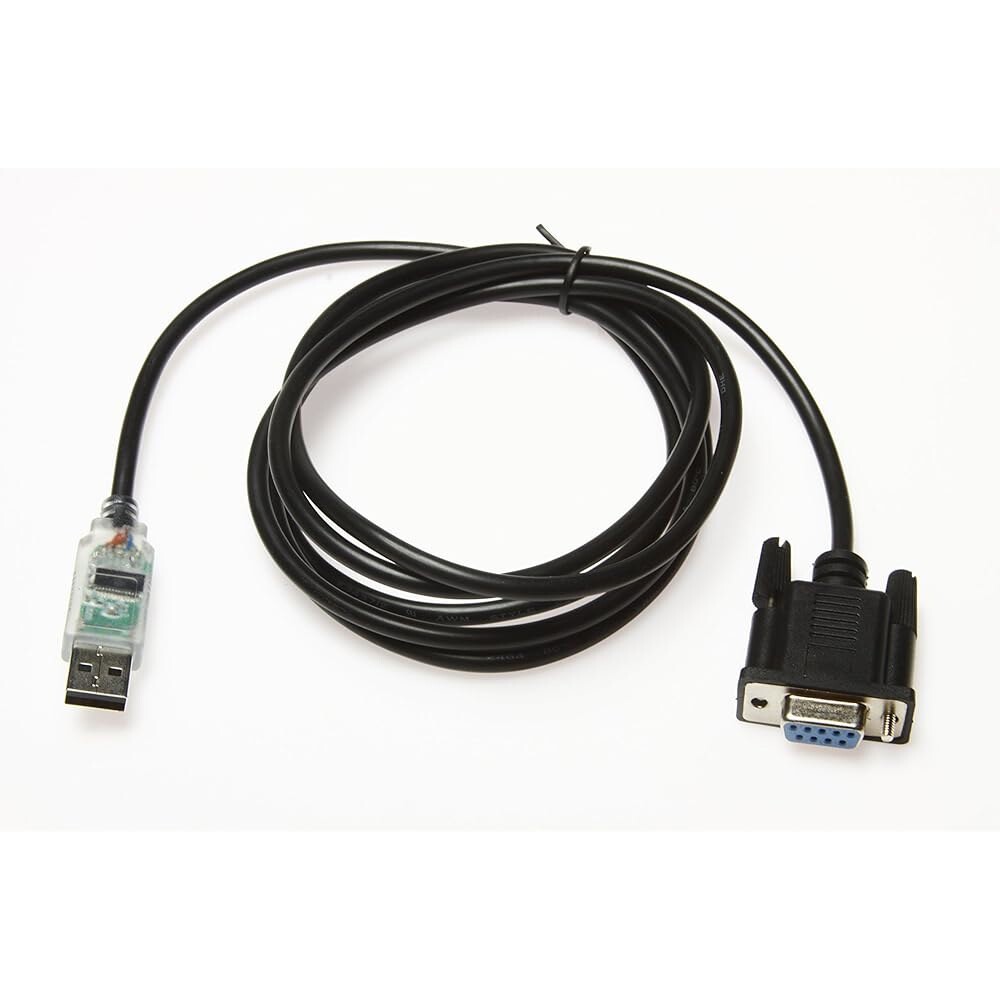 Wirenest USB to RS232 Null 모뎀 케이블 u2013 6피트 | DB9 여성 FTDI 칩셋 RX /TX LED 성형 커넥터 모든