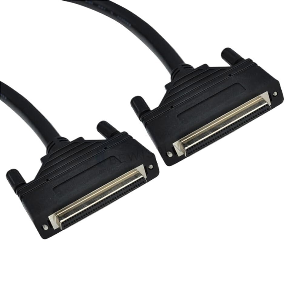 QIJUQKXI SCSI 연결 케이블 DB68 암-암 스트레이트 스루 타입 사출 성형(2M)