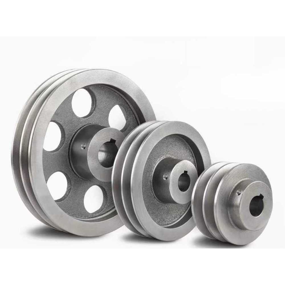 [해외] V벨트 풀리 더블 트라이앵글 평 벨트 모터 슬롯 제너레이터
