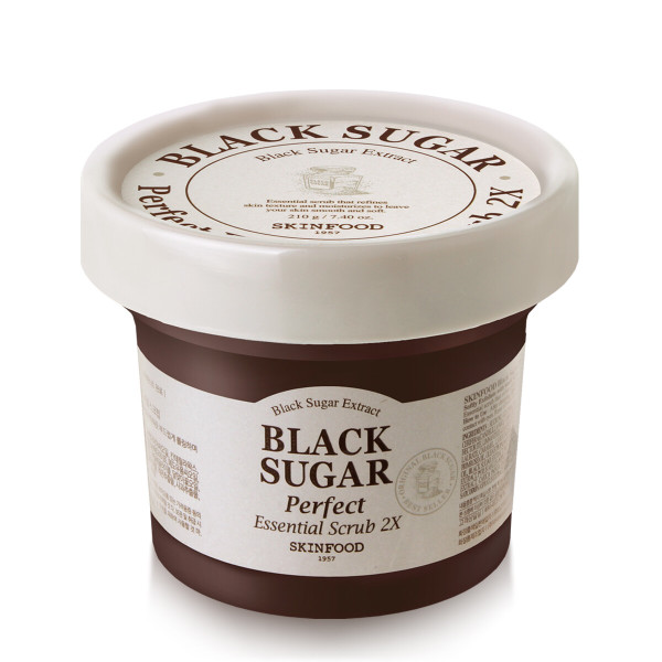 스킨푸드 블랙슈가 퍼펙트 에센셜 스크럽 2엑스 210g (NEW)