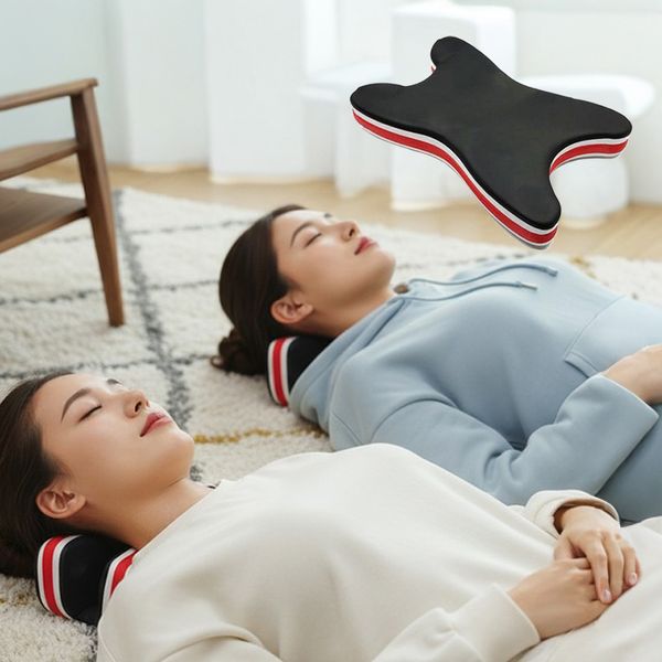 목견인기 디스크 거북목 경추 일자목 방지 자세 교정기 가정용 마사지 스트레칭 기구