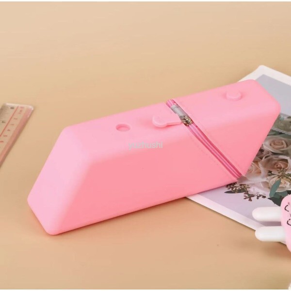 판촉소닉 칵스타 포터블 펜꽂이 실리콘 타입 펜 케이스 자립형 스탠드 필통