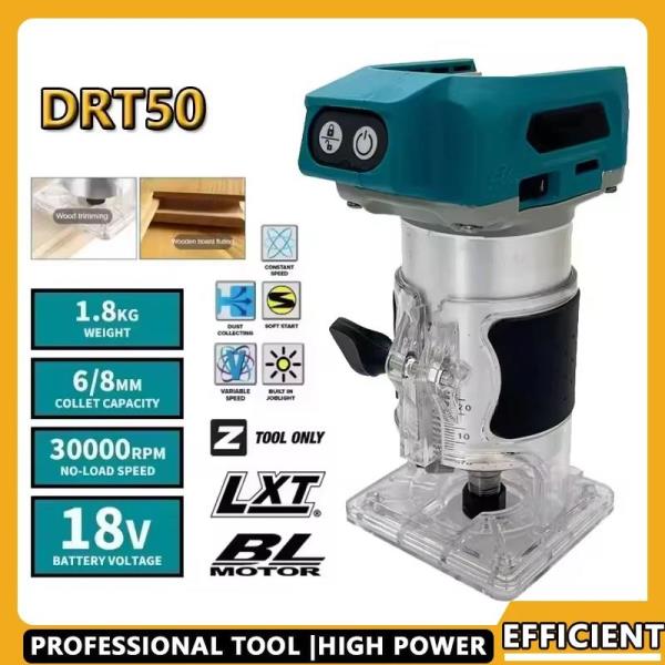 [오늘출발] 마키타 DRT50 무선 트리머 충전식 브러시리스 슬롯팅 도구 목공 조각용 트리밍 머신