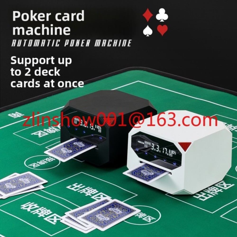 자동 카드 딜러 - 포커 카드 딜러 - LED 디스플레이 다중 모드 다중 색상 선택 가능