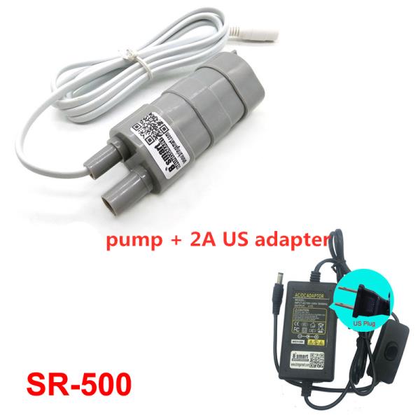 [해외] 소형기계높은 리프트 5M 12V 24V 고압 DC 잠수정 펌프 600L/H 마이크로 스트레이트 슬롯 커팅 라인 석 맞