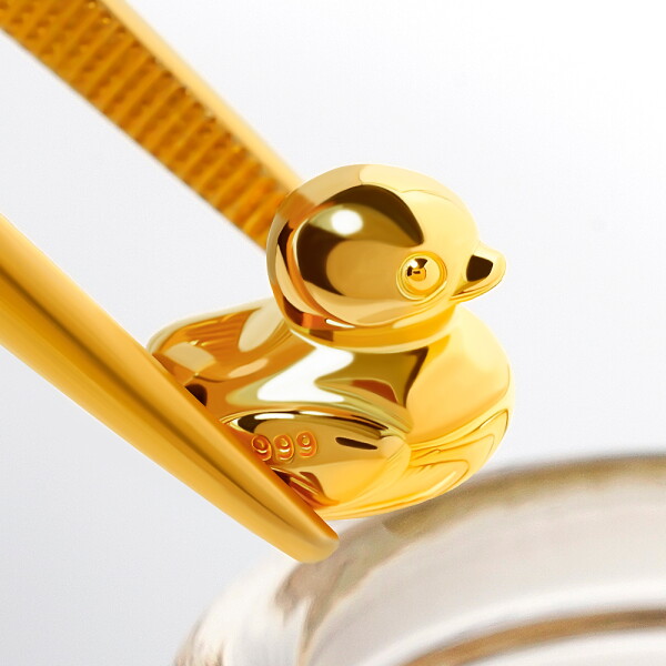 골드앤  24K 순금 행운오리 오브제 1g  공병증정