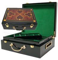 [오늘출발] 포커 디럭스 하이 글로스 원목 500 칩 케이스