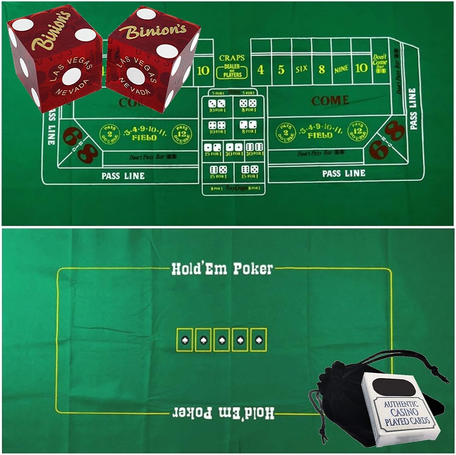 [오늘출발] 사이버 딜 크래프 텍사스 홀덤 포커 필수품 세트: 비니온의 카지노 테이블