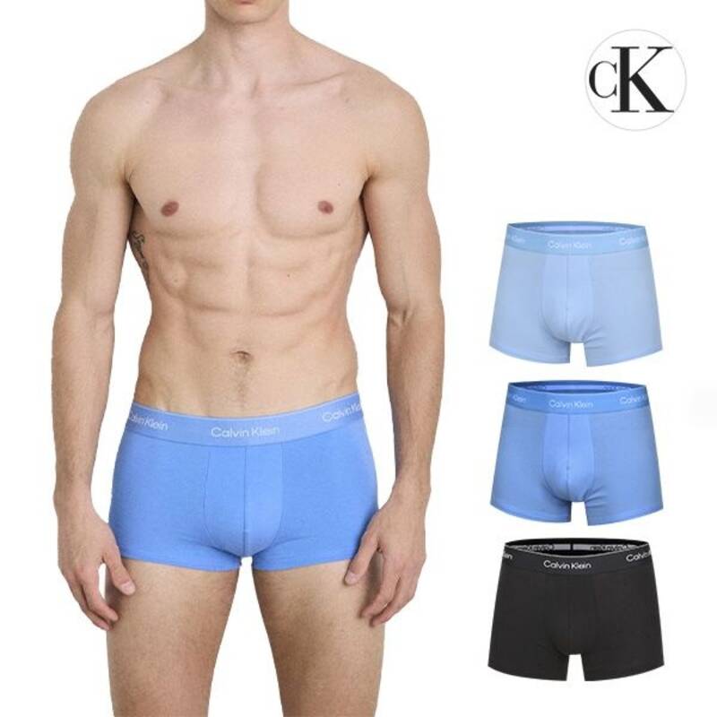 (매장)캘빈클라인 언더웨어 캘빈클라인 CK 아이콘 코튼 스트레치 남자 드로즈 속옷 3팩 세트 NB4392-W8O 18