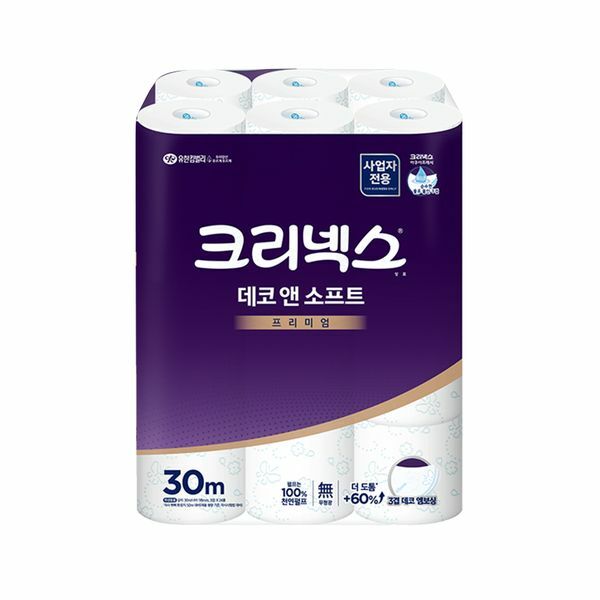 (현대Hmall)하프클럽/유한킴벌리크리넥스 데코앤소프트 두루마리 3겹 화장지 30m 24롤