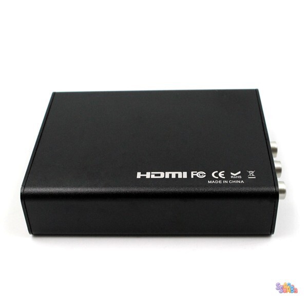 [오늘출발] HD-RCA AV  S 비디오 컨버터 어댑터  HDMI2AV 1080P 박스  멀티미디어 인터페이스