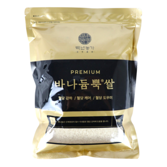 국산) 저속노화 혈당다이어트 혈당강하 쌀 혈당케어 바나듐뿍쌀 당뇨 고혈압 관리 1kg 1개