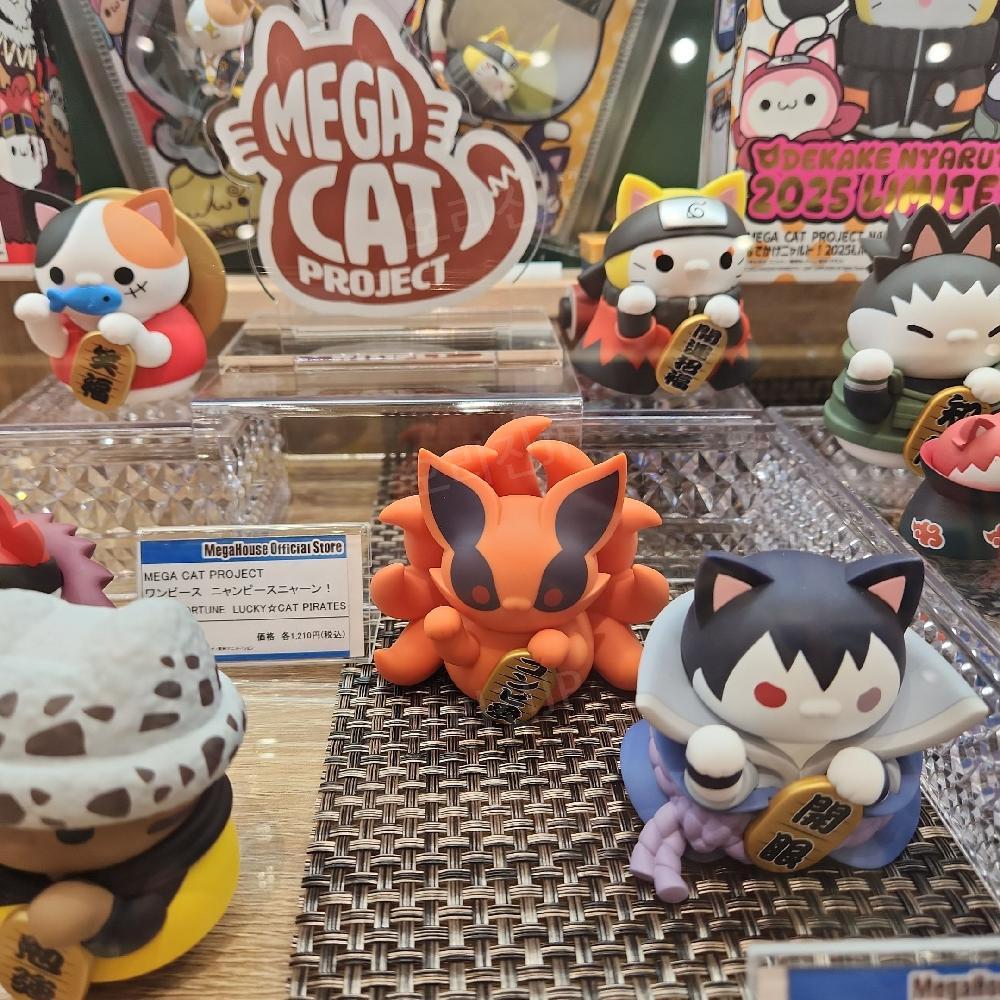 메가하우스 메가 캣 프로젝트 나루토 초대 고양이 피규어 FORTUNE 시리즈 6개입 BOX 세트2(6개입)