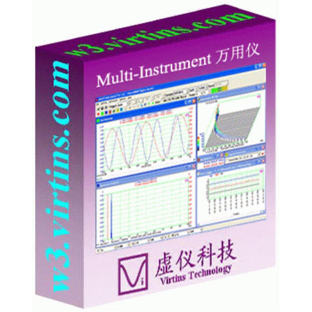 [해외] Virtual Multimeter Professional Edition 소프트웨어 오실로스코프 스펙트럼 분석기 오디오 분석