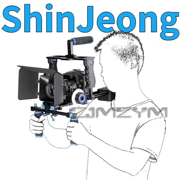 [오늘출발] 납품전문 카메라 캠코더 숄더 홀더 장비용 리그 비디오 스태빌라이저 서포트 케이지/매트 박스/팔로우 포커