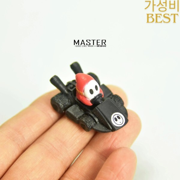 [오늘출발] 미니 슈퍼 브라더스 자동차 모델 만화 차량 요시 루이지 복숭아 액션 피겨 장난감 카트 레이싱 장식품 팬들