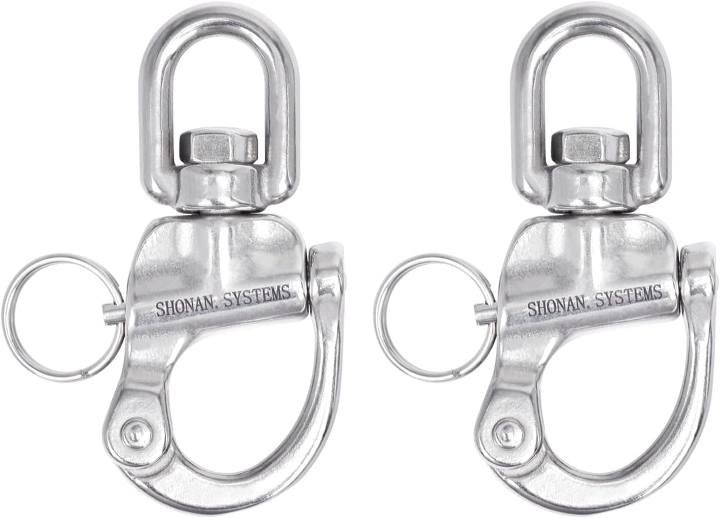 [오늘출발] 쇼난 스위블 스냅 섀클 마린 세일보트 SCBA 마스크 퀵 릴리스용 스테인리스