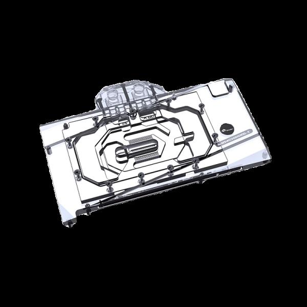 [오늘출발] Bykski 풀 커버 워터 블록 MSI Geforce RTX 4090 D 24G 게임용 X 슬림 카드 쿨러(백플레이트 포함) N-MS40