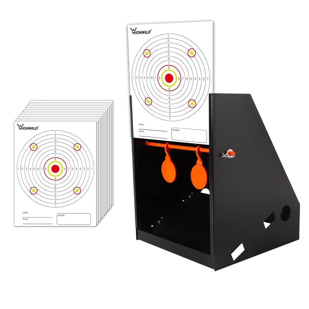 [오늘출발] 하이와일드 BB 트랩 타겟 에어건 전용 10pcs 7인치 9인치 용지 2개의 스피너 포함