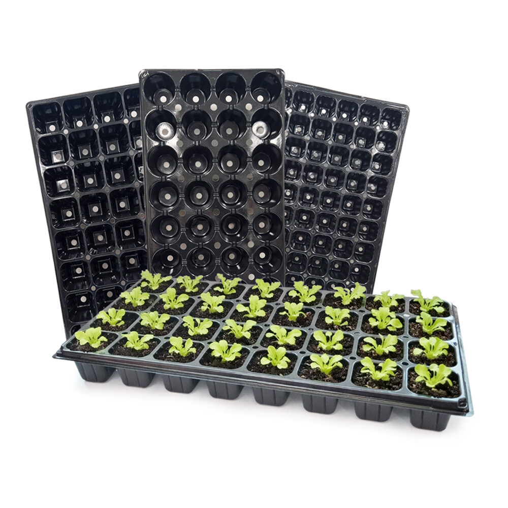 [오늘출발] 모종 트레이 5개 세트 원형 사각 소구 대구 연결구 다육포트 모종 묘목 재배