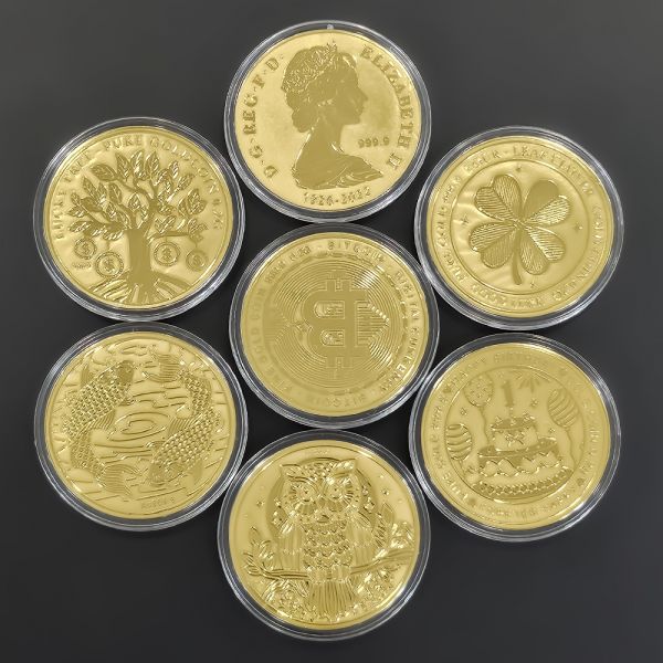 퀸스금거래소 24k 포나인 순금 비트코인 골드바 0.1g 0.2g 금테크 금괴 선물