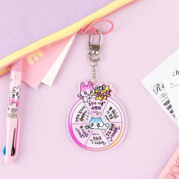 [오늘출발] 카카오프렌즈 카카오프렌즈 카카오 골골즈 아크릴 룰렛키링