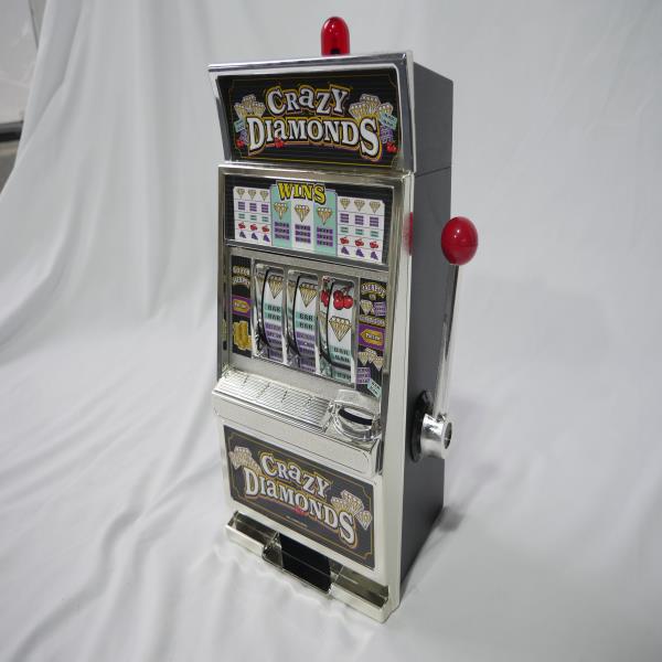 [오늘출발] 아케이드 스타일 장난감 슬롯 머신 은행 카지노 게임 잭팟 돼지 저금통 대형 사이즈