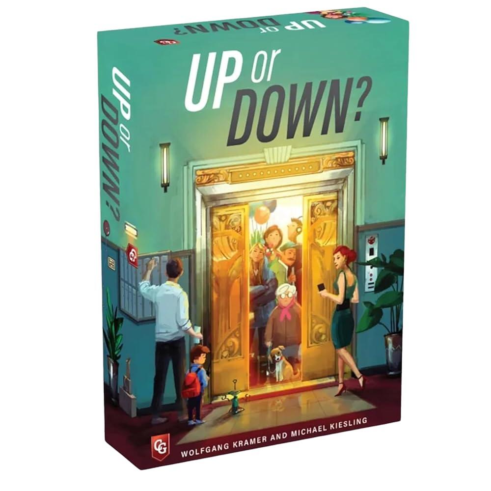 Up or Down 어린이 및 성인용 카드 놀이 게임 - 2~6명의 플레이어를 위한 전략 숫자 컬러 게임 만 8세 이