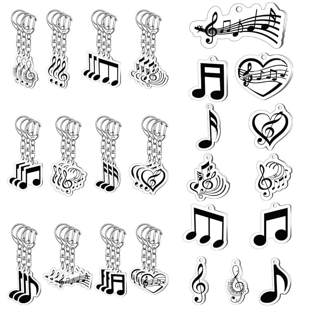 Tondiamo 48피스 봄 여름 파티 선물 키체인 선물 티 파티 그루비 카지노 서핑 보드 티키 키체인 벌크 파스