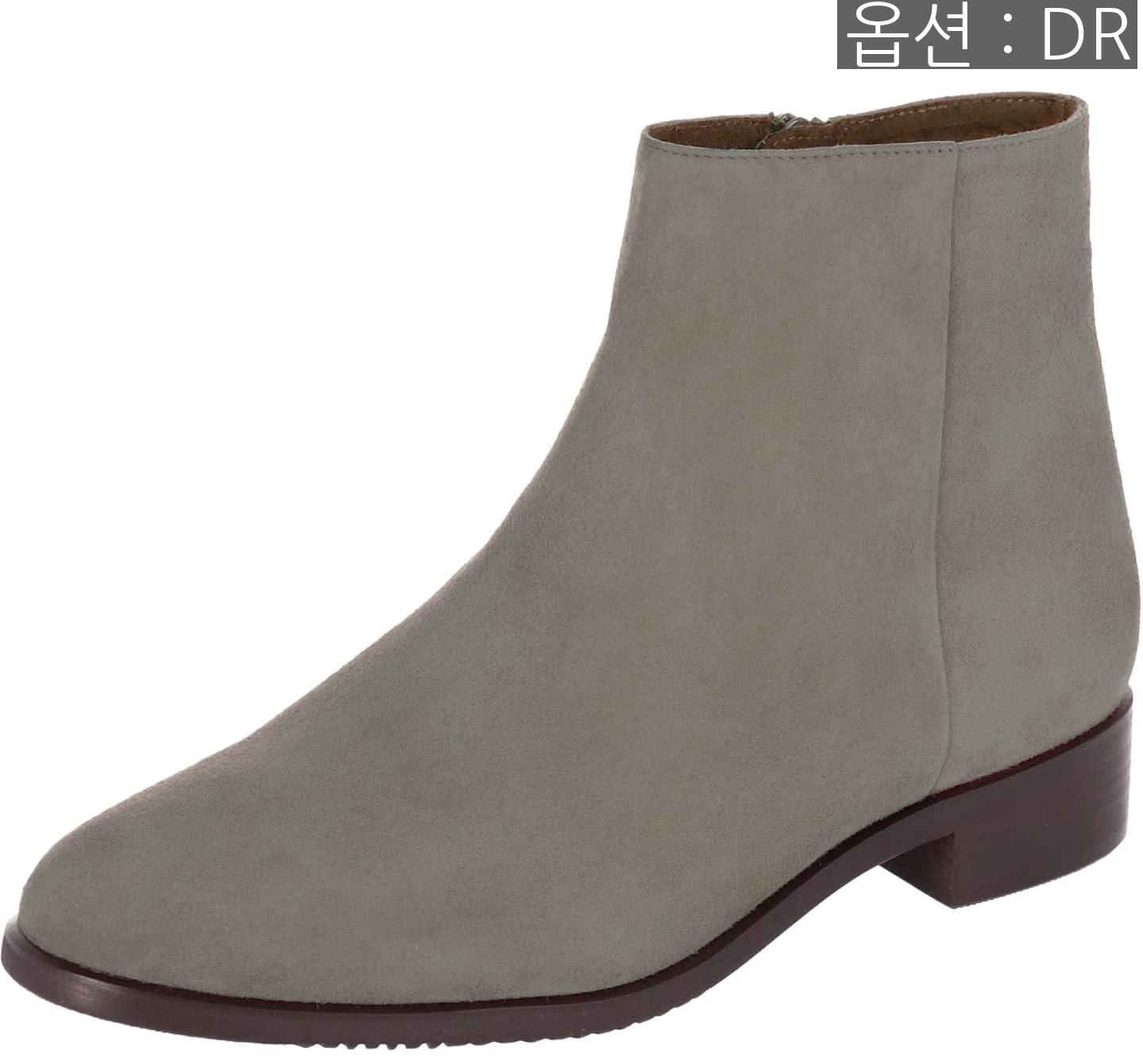 성공 사례 Success Walk WIN430 Womens Short Boots Round Toe Heel 1.4 inches 3.5 cm Sheep Leather Sued