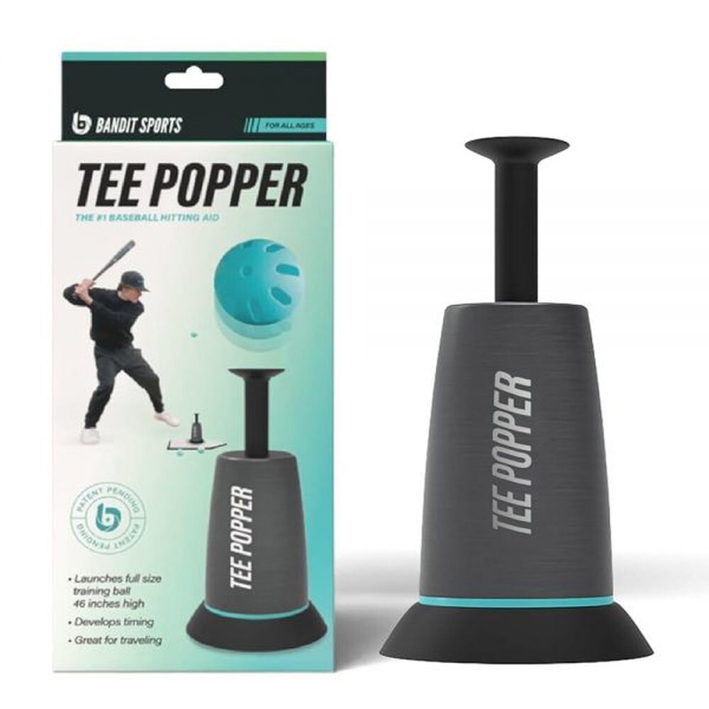 [오늘출발] Bandit Sports Tee Popper 완벽한 스윙을 배팅 티 투수 없이 타격 연습을 야구 훈련(공은 포함되지 않음)