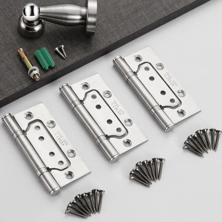 270도 경첩 침실 욕실 나무 문 슬롯형 무료 경첩에 대 한 6pcs 4 인치 스테인레스