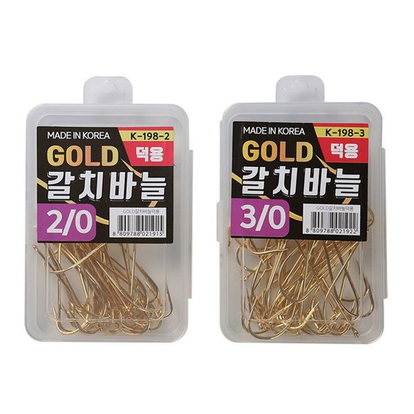 하프클럽/머털낚시 키우라 골드 갈치 바늘 덕용 바다 낚시 바늘 갈