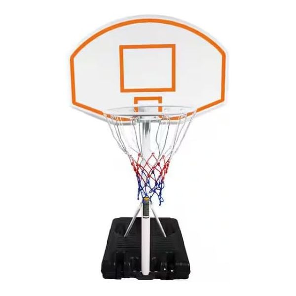 실내용 야외용 31피트에서 47피트까지 조절 휴대용 수영장 농구 시스템 36인치 백보드 오렌지색