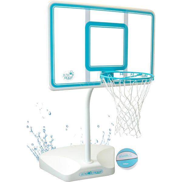 던라이트 후프 투명 수영장 농구 야외 미국산; 스테인리스 스틸 풀사이드 워터 농구골 시스템 40인치 파손